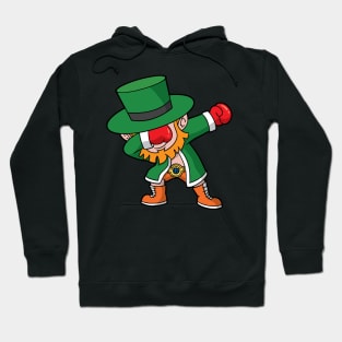 St Patricks Day Boxing Dabbing Leprechaun Dab Hoodie